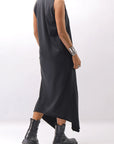 【Primordial is Primitive】 SLEEVELESS LONG DRESS 533RO_BLACK