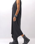 【Primordial is Primitive】 SLEEVELESS LONG DRESS 533RO_BLACK