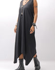 【Primordial is Primitive】 SLEEVELESS LONG DRESS 533RO_BLACK