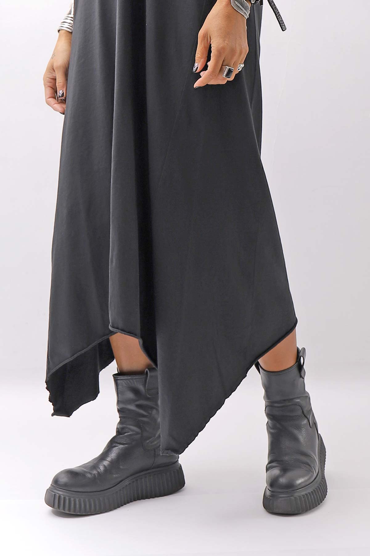 【Primordial is Primitive】 SLEEVELESS LONG DRESS 533RO_BLACK
