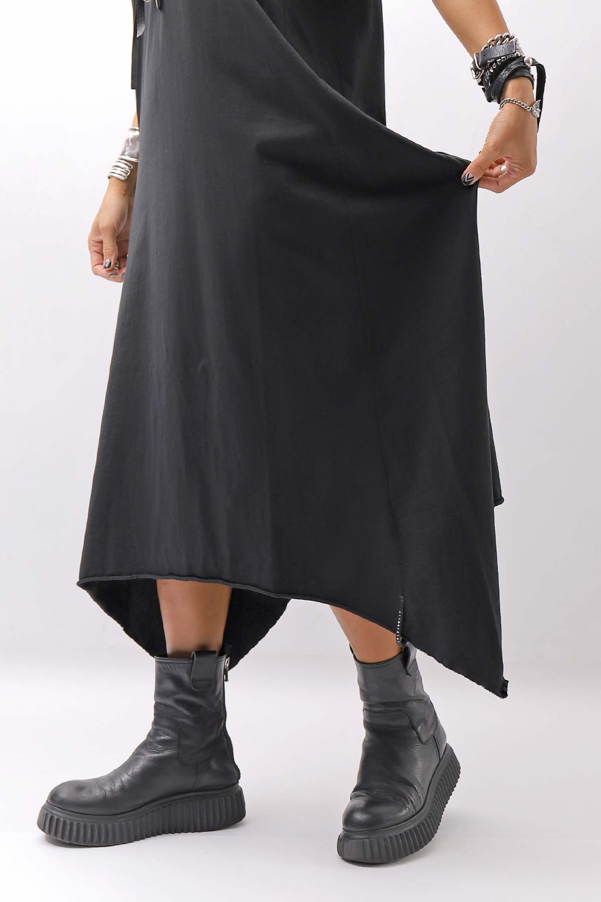 【Primordial is Primitive】 SLEEVELESS LONG DRESS 533RO_BLACK