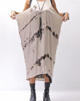 【NOSTRASANTISSIMA】 TONG TANK LONG DRESS A134_BEIGE DYE