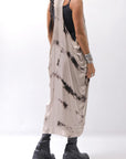 【NOSTRASANTISSIMA】 TONG TANK LONG DRESS A134_BEIGE DYE