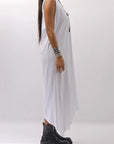 【Primordial is Primitive】 SLEEVELESS LONG DRESS 533RO_WHITE