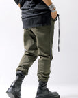 【thom/krom】 UNISEX STRETCH RIB PANTS MST402_HUNT GREEN