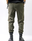 【thom/krom】 UNISEX STRETCH RIB PANTS MST402_HUNT GREEN