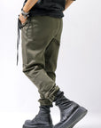 【thom/krom】 UNISEX STRETCH RIB PANTS MST402_HUNT GREEN