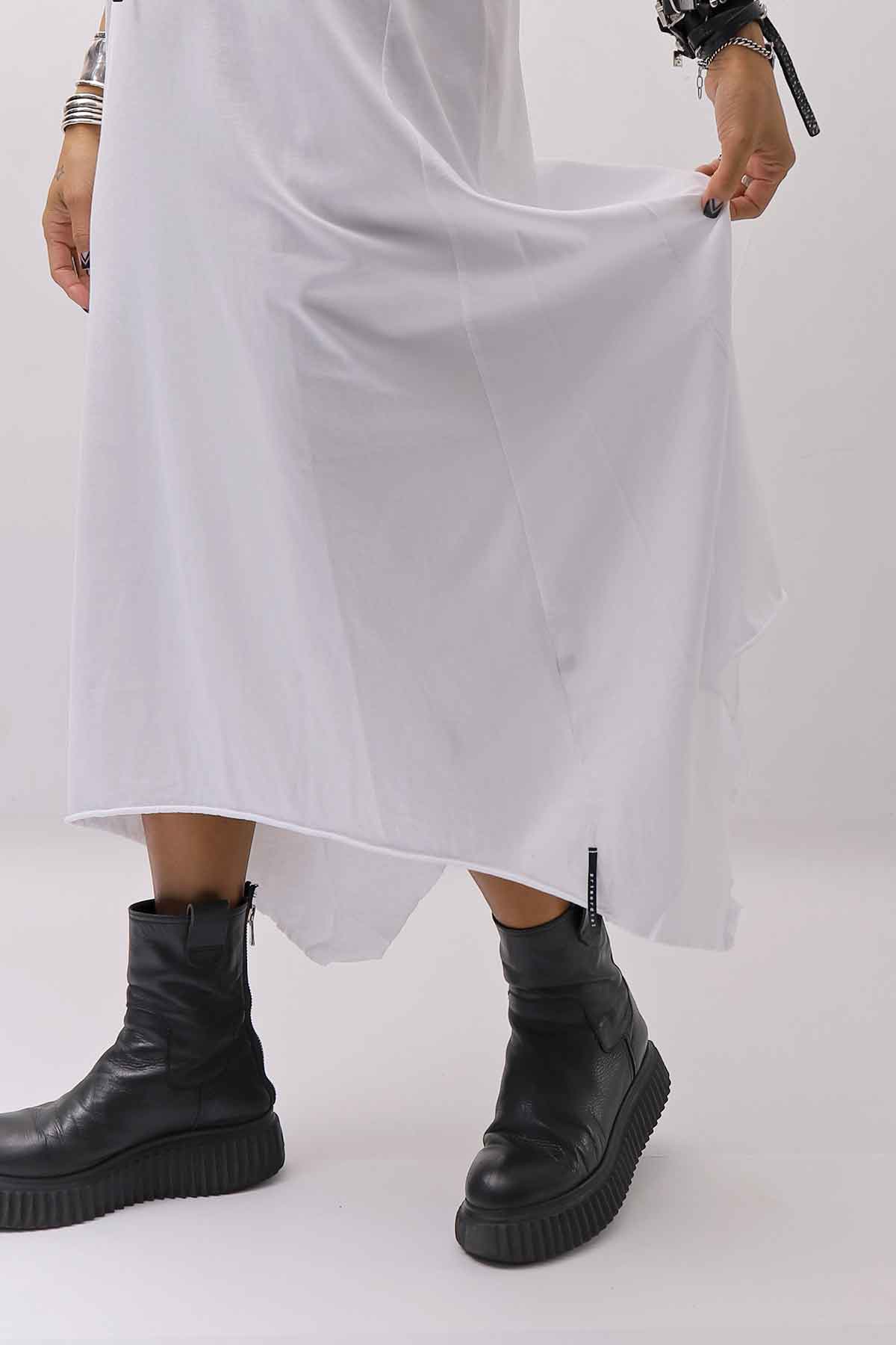 【Primordial is Primitive】 SLEEVELESS LONG DRESS 533RO_WHITE