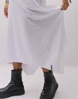【Primordial is Primitive】 SLEEVELESS LONG DRESS 533RO_WHITE