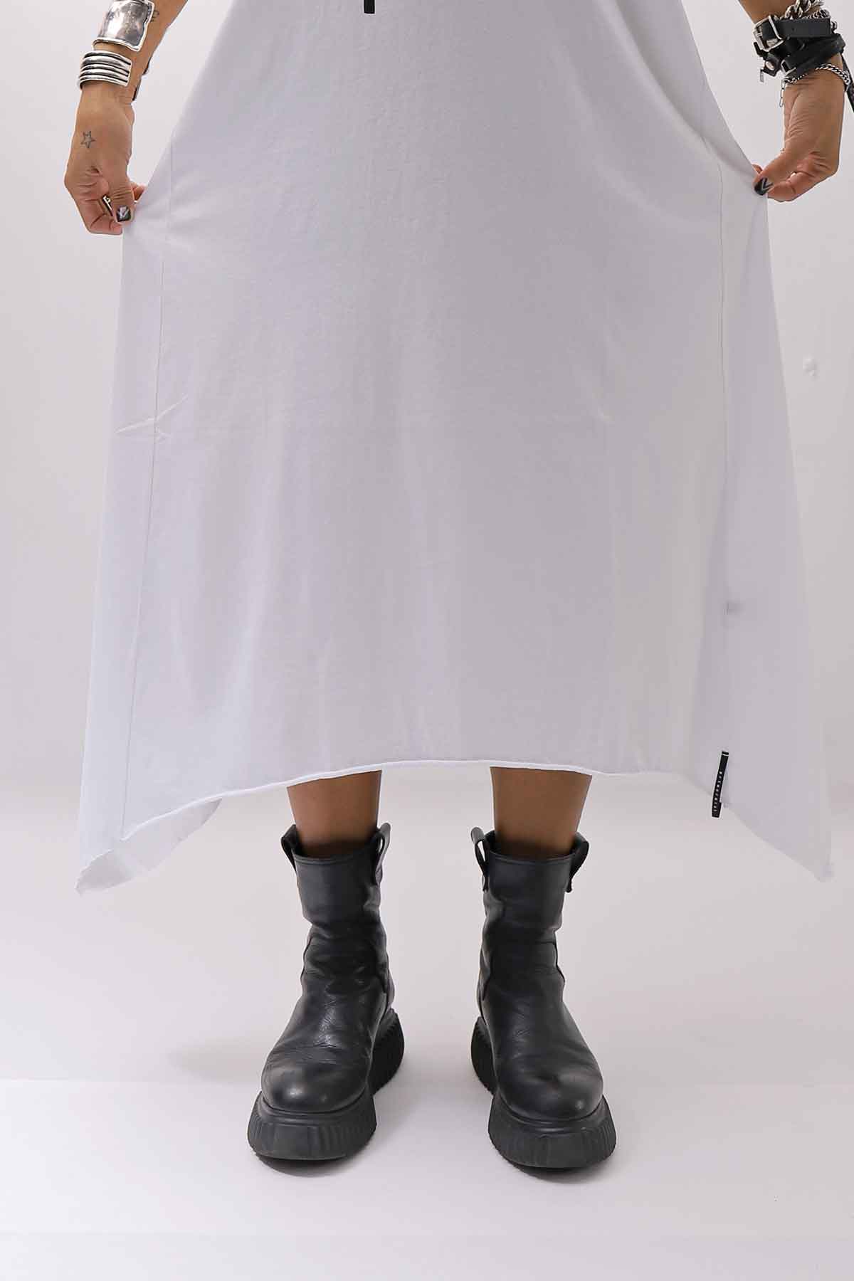 【Primordial is Primitive】 SLEEVELESS LONG DRESS 533RO_WHITE