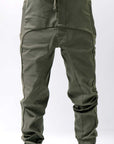 【thom/krom】 UNISEX STRETCH RIB PANTS MST402_HUNT GREEN