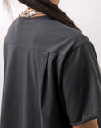 【Primordial is Primitive】 ASYMMETRY COTTON TEE 253RO_BLACK