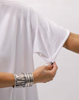 【Primordial is Primitive】 ASYMMETRY COTTON TEE 253RO_WHITE