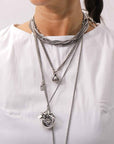 【Primordial is Primitive】 BACK CROSSED TANK TOP 413AL_WHITE