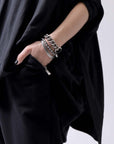 【GOTI】 GOTI CHAIN LEATHER BRACELET_BR513