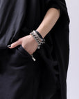 【GOTI】 GOTI CHAIN LEATHER BRACELET_BR513