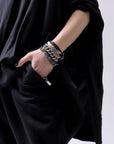 【GOTI】 GOTI CHAIN LEATHER BRACELET_BR513