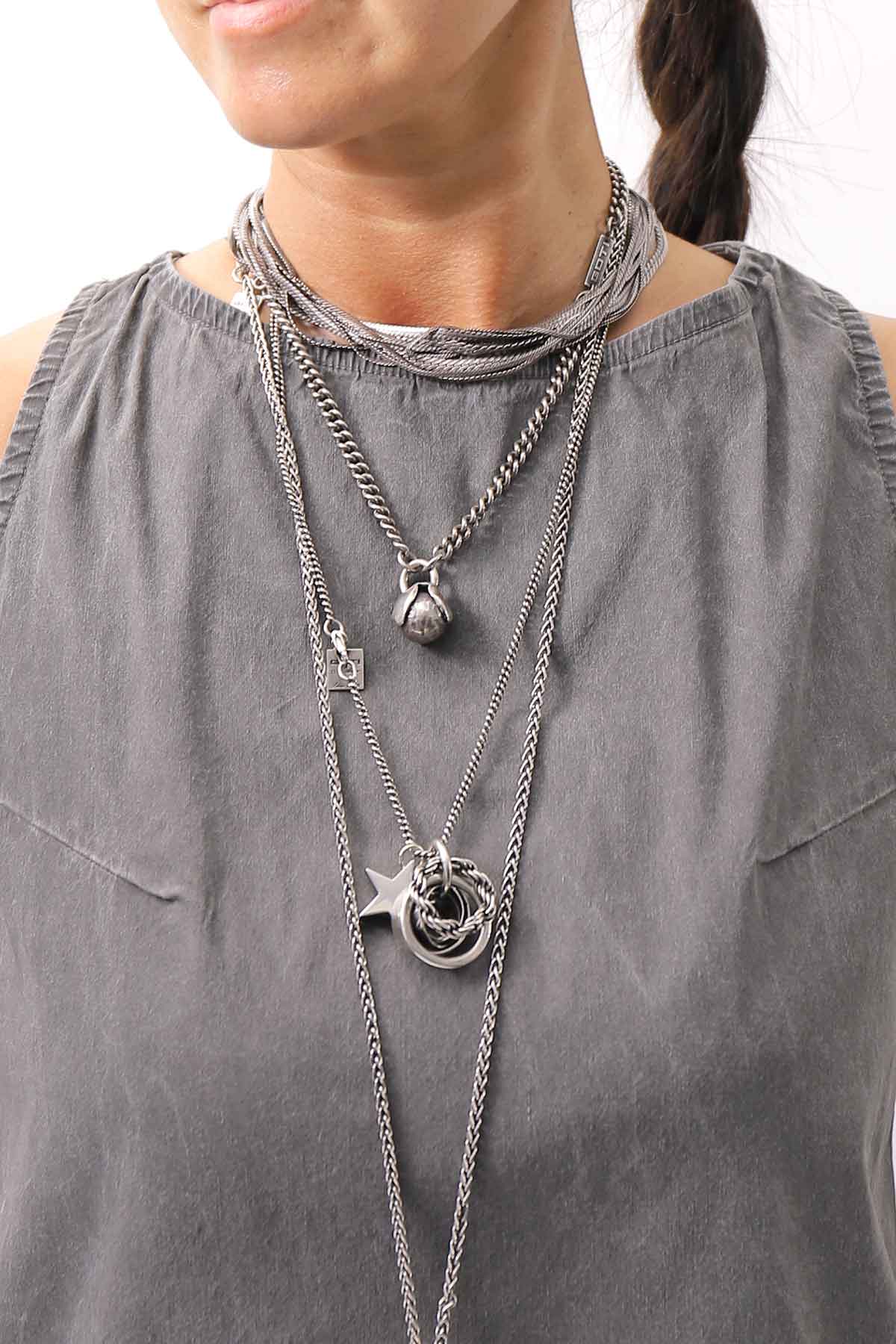 【Primordial is Primitive】 BACK CROSSED TANK TOP 413AL_GREY WASH