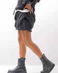 【Primordial is Primitive】 COVERED SHORT PANTS 203AL_BLACK