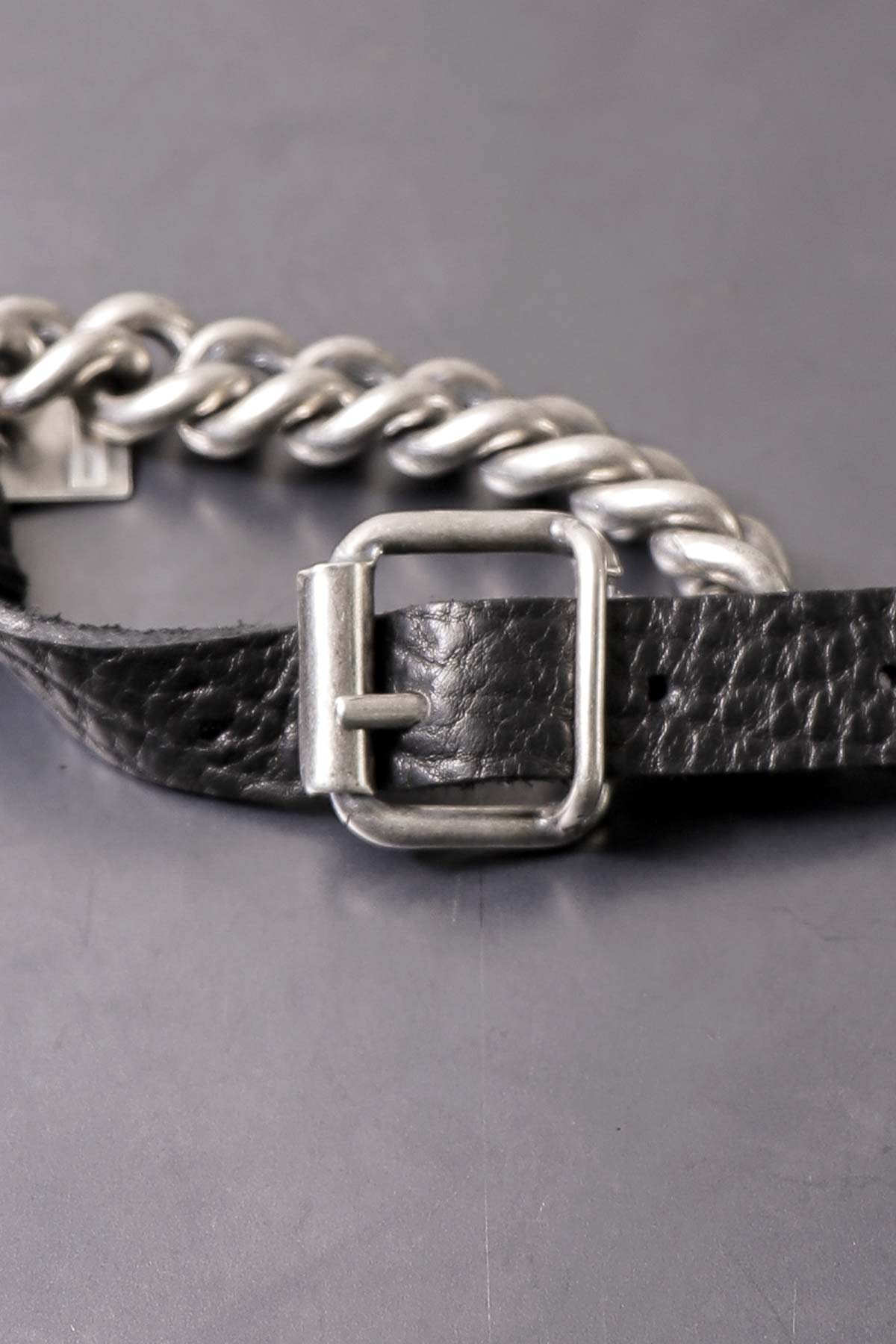 【GOTI】 GOTI CHAIN LEATHER BRACELET_BR513