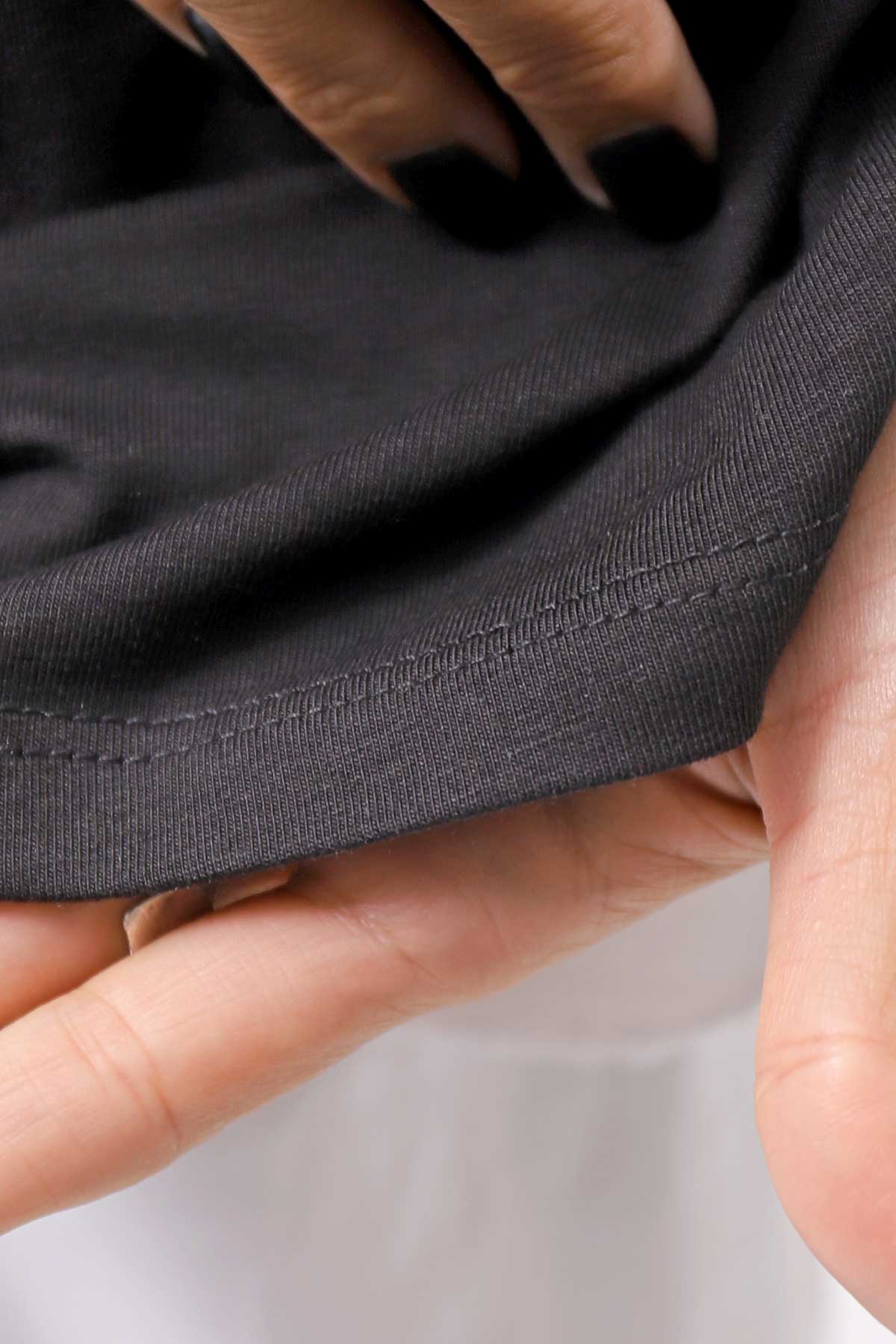 【NOSTRASANTISSIMA】 STRETCH COTTON BACK OPEN TANK TOP C150_BLACK