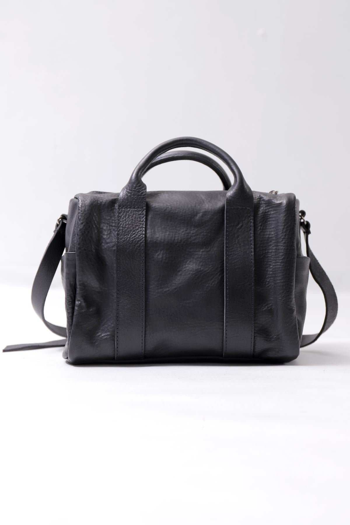 【DANIELE BASTA】 MINI BOSTON SHOULDER BAG_BLACK