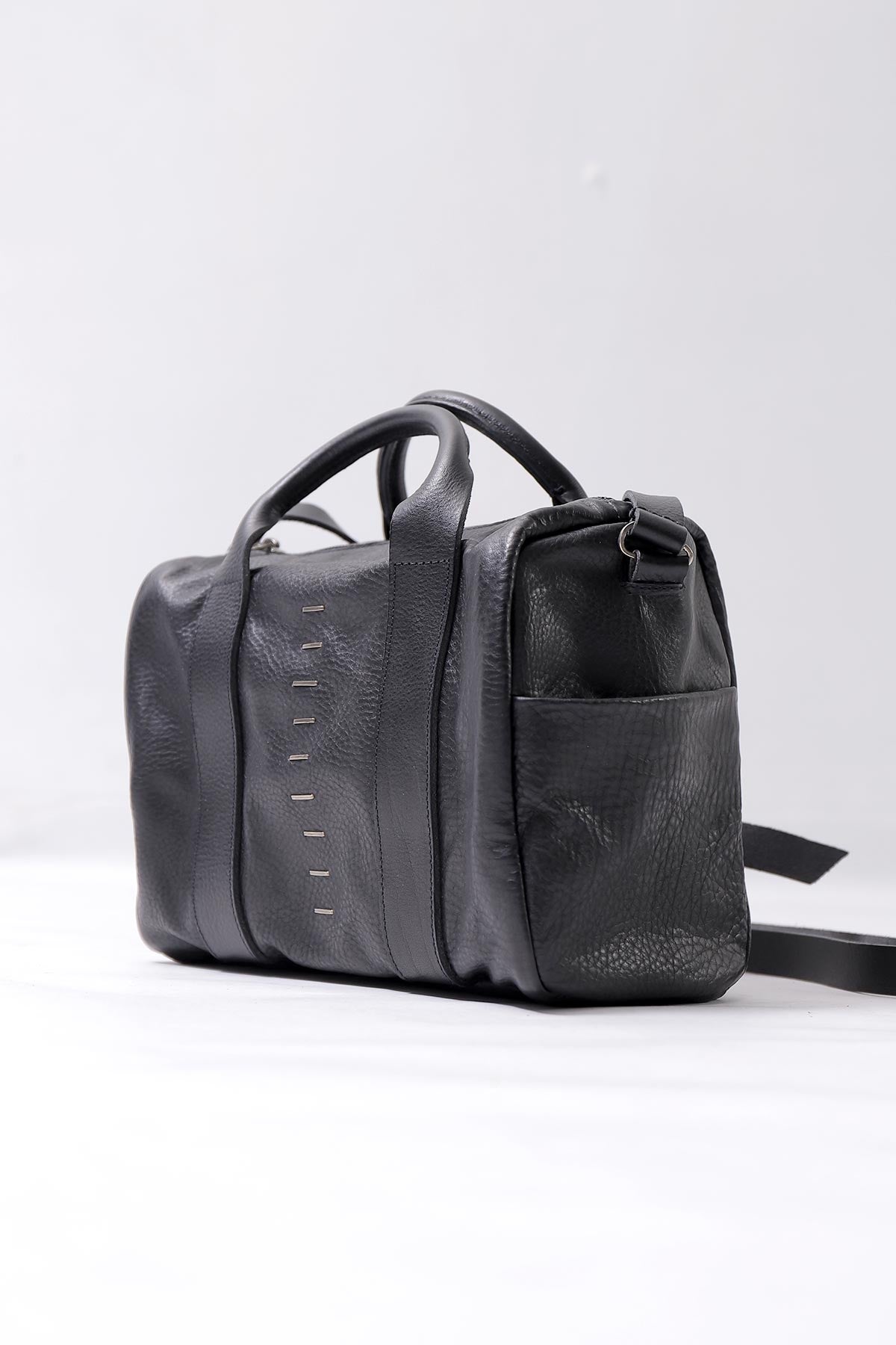 【DANIELE BASTA】 MINI BOSTON SHOULDER BAG DBM006_BLACK