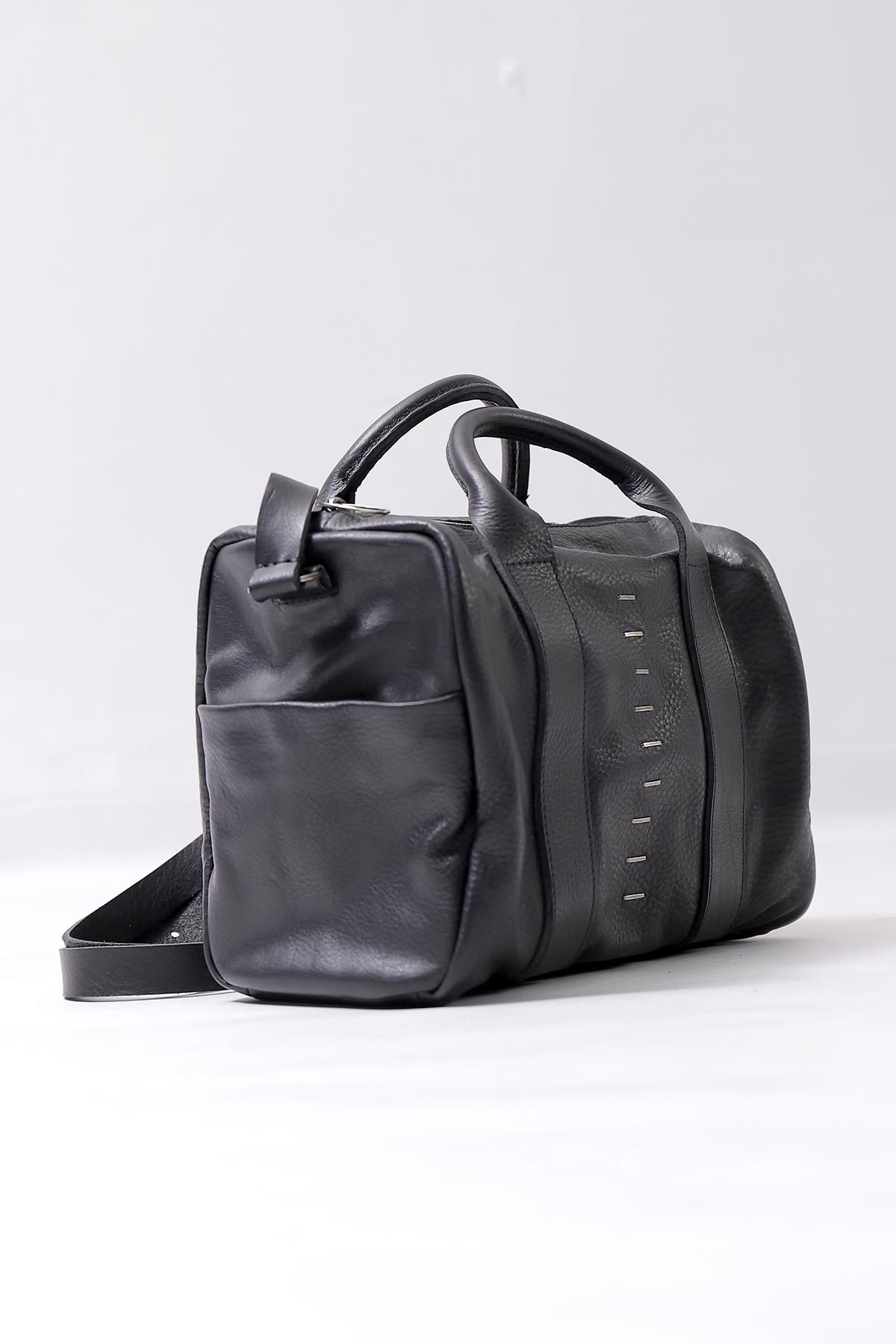 【DANIELE BASTA】 MINI BOSTON SHOULDER BAG_BLACK