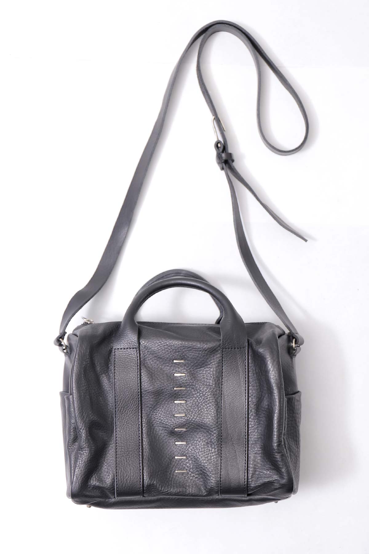 【DANIELE BASTA】 MINI BOSTON SHOULDER BAG_BLACK