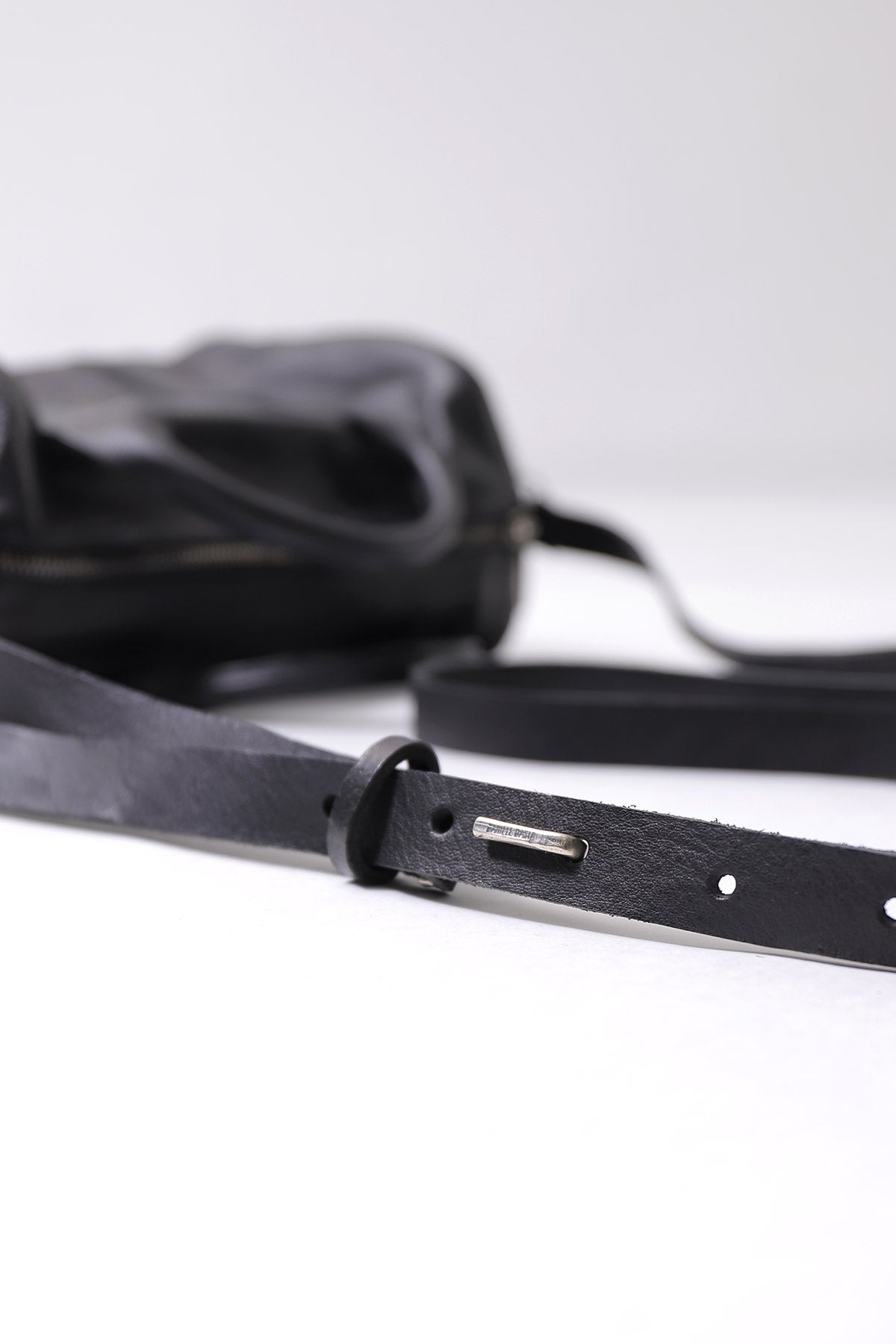 DANIELE BASTA】 MINI BOSTON SHOULDER BAG DBM006_BLACK – QUADRATO