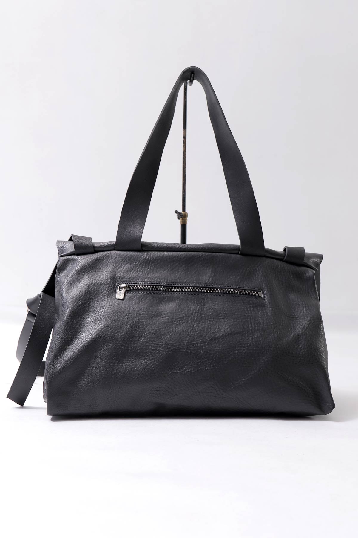 【DANIELE BASTA】 2WAY FLAP SHOULDER BAG_BLACK