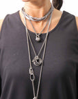 【NOSTRASANTISSIMA】 LONG TANK COCOON DRESS C152_BLACK