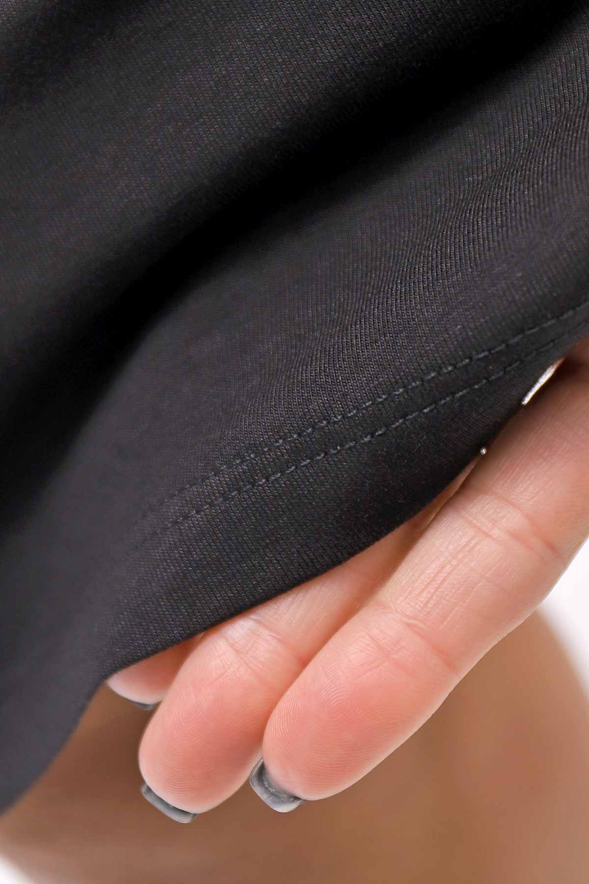 【NOSTRASANTISSIMA】 LONG TANK COCOON DRESS C152_BLACK