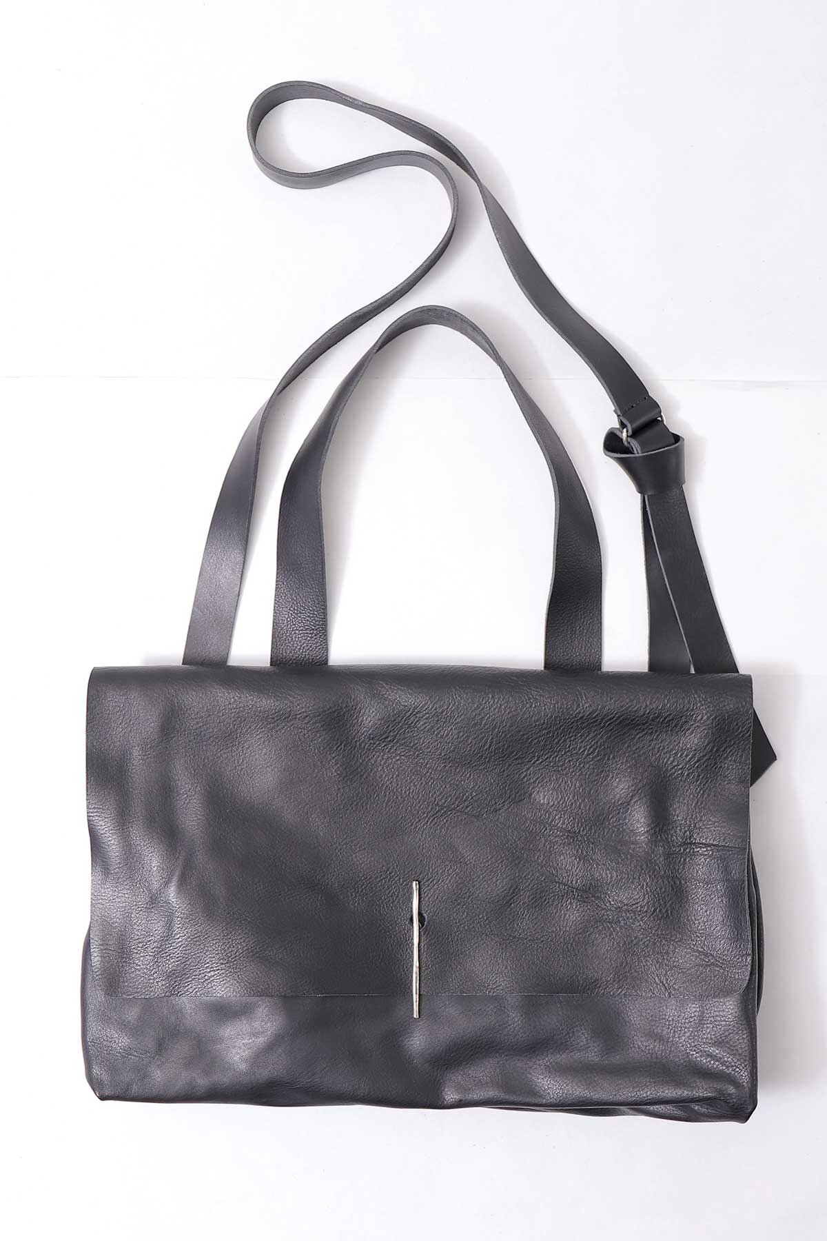 【DANIELE BASTA】 2WAY FLAP SHOULDER BAG_BLACK