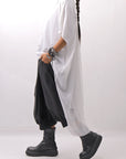 【bajra】 BACK TULLE＆COTTON LAYERED TOP 160QK04_WHITE