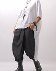 【bajra】 BACK TULLE＆COTTON LAYERED TOP 160QK04_WHITE