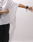 【bajra】 BACK TULLE＆COTTON LAYERED TOP 160QK04_WHITE