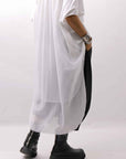 【bajra】 BACK TULLE＆COTTON LAYERED TOP 160QK04_WHITE