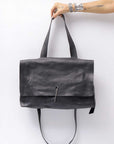 【DANIELE BASTA】 2WAY FLAP SHOULDER BAG_BLACK