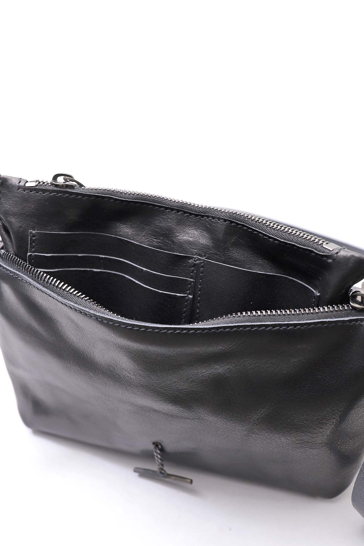 【DANIELE BASTA】 FLAP WALLET POUCH DBM008_BLACK