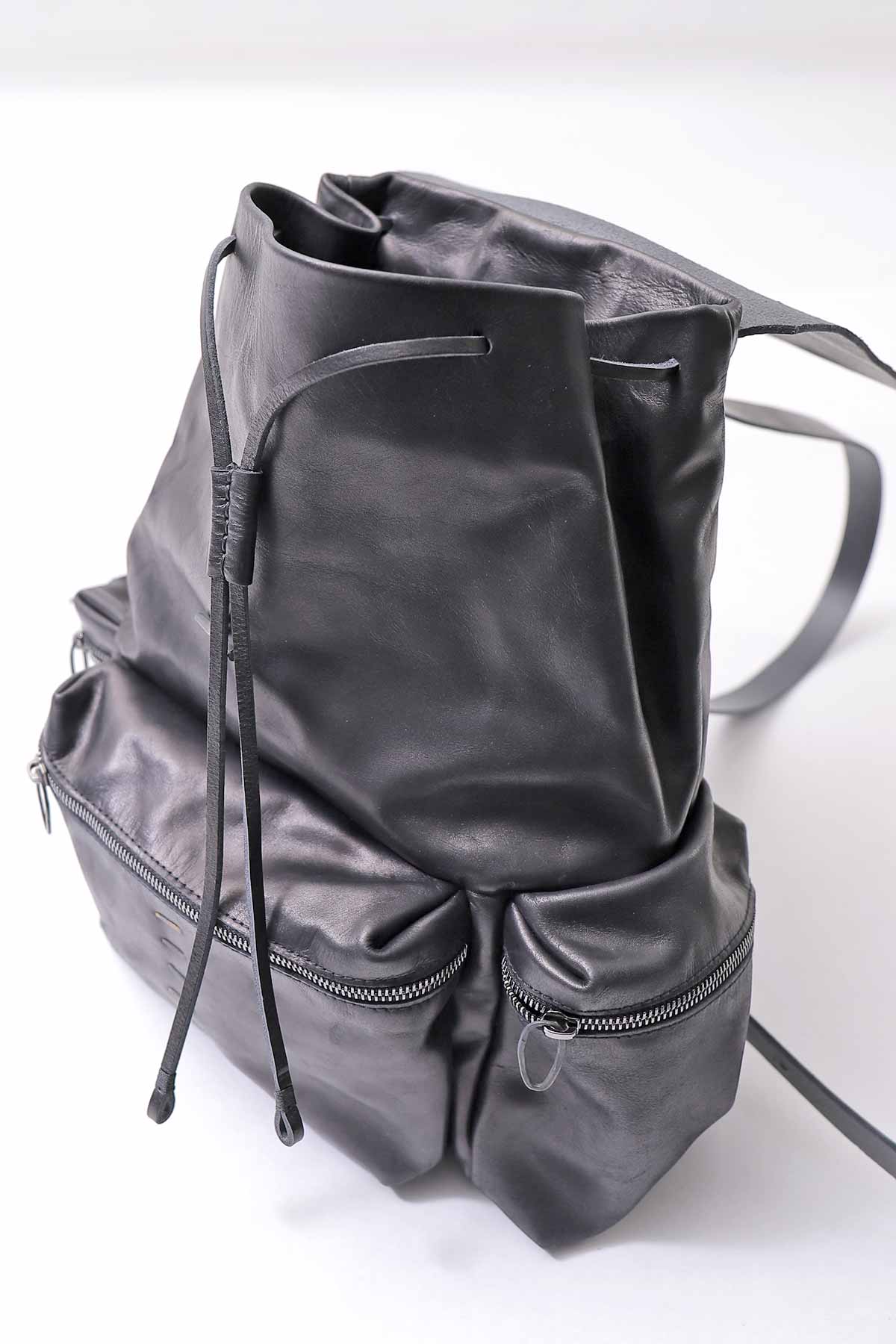 【DANIELE BASTA】 3 POCKETS BACKPACK DBM011_BLACK