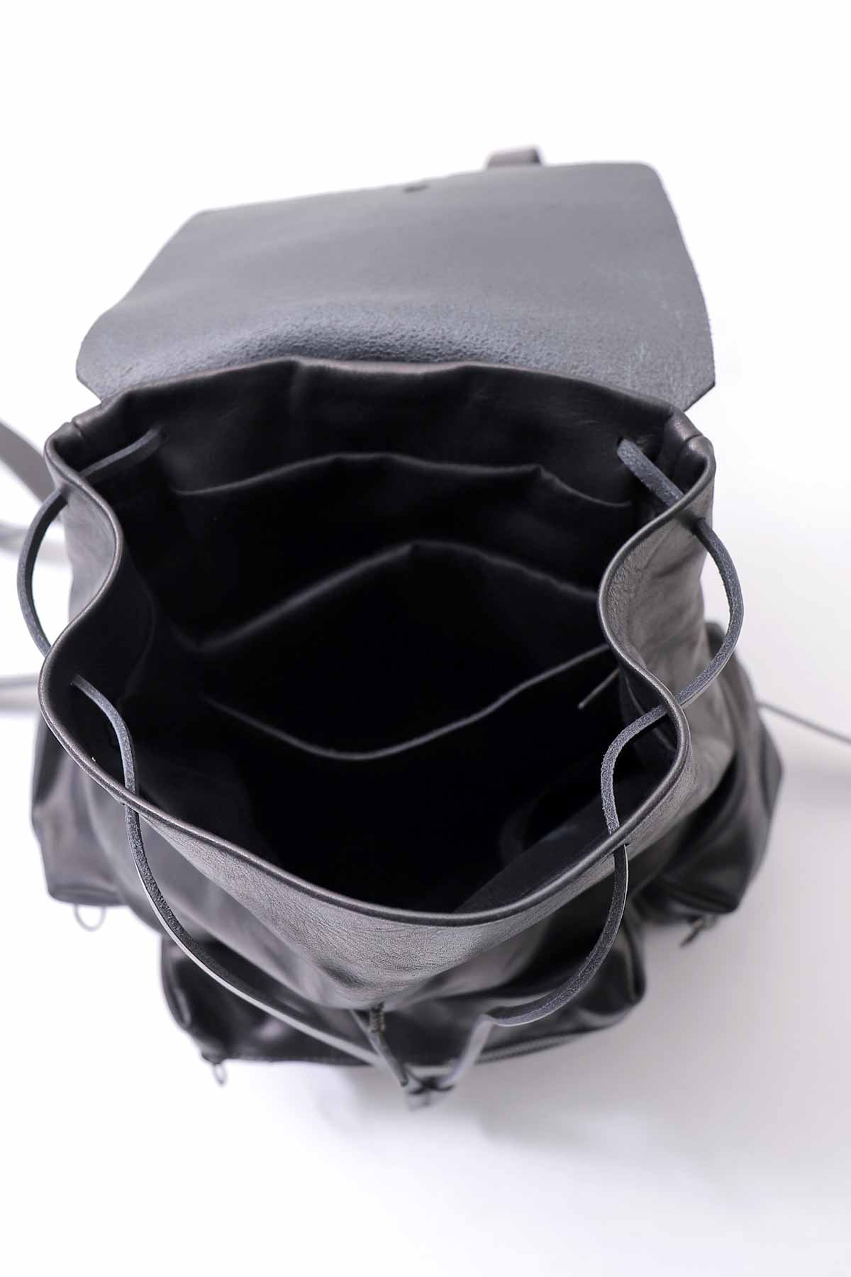 【DANIELE BASTA】 3 POCKETS BACKPACK DBM011_BLACK