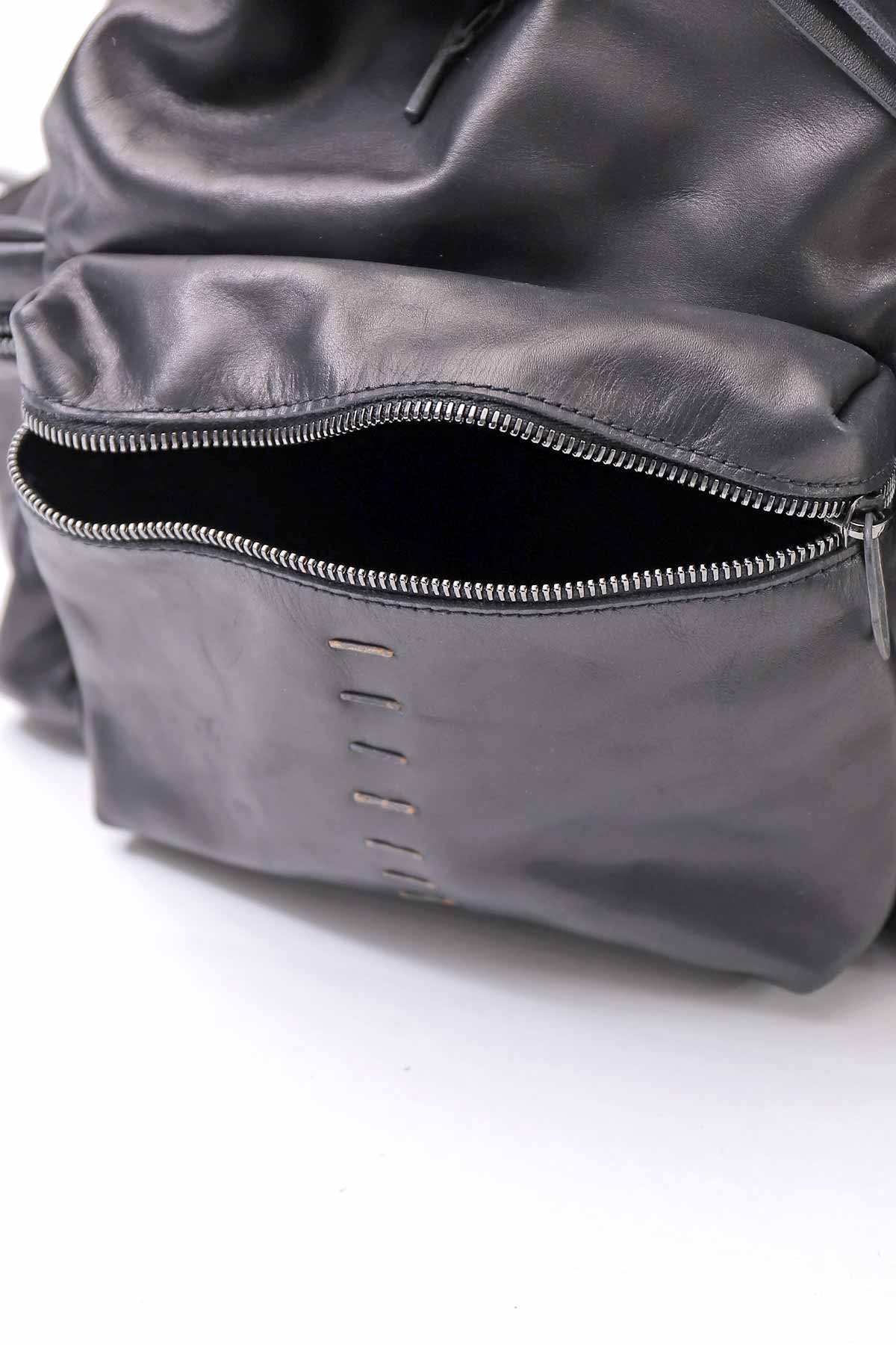 【DANIELE BASTA】 3 POCKETS BACKPACK DBM011_BLACK