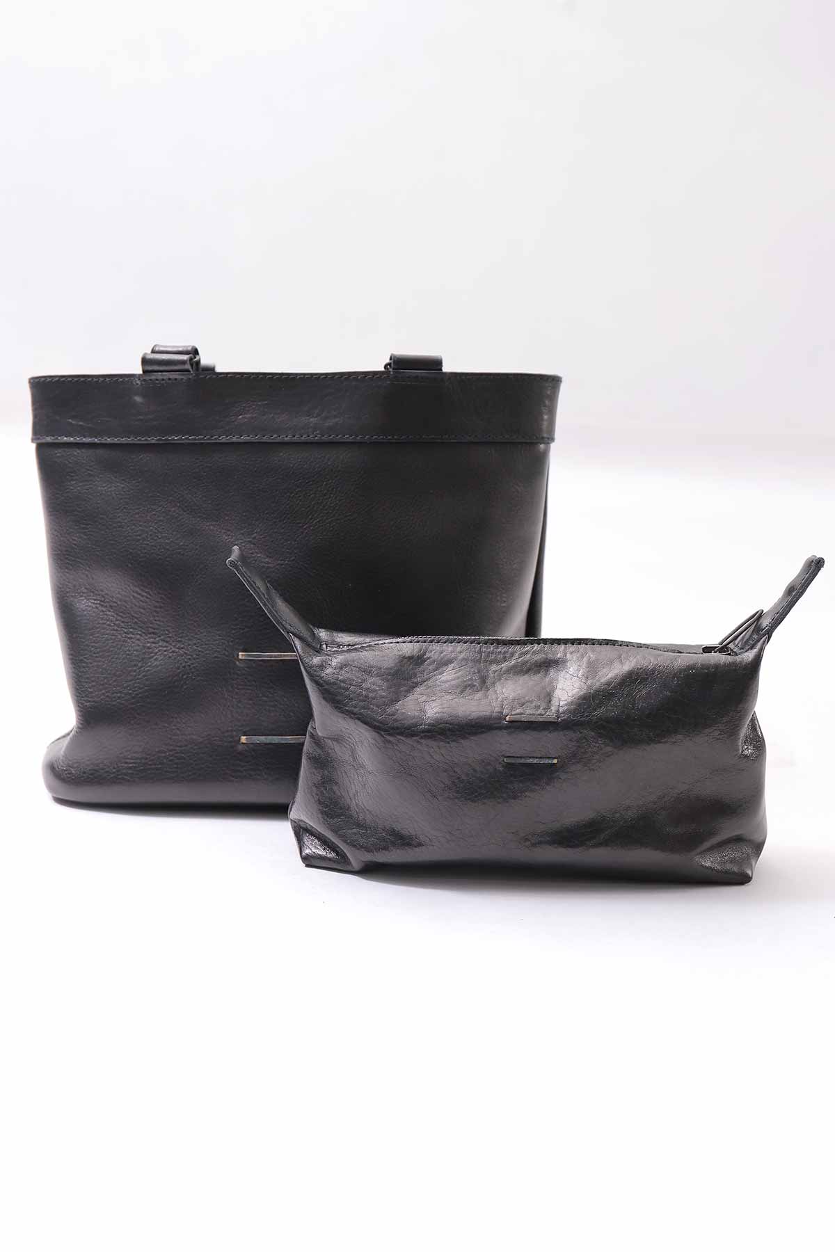 【DANIELE BASTA】 2WAY MINI TOTE HAND BAG DBM014_BLACK