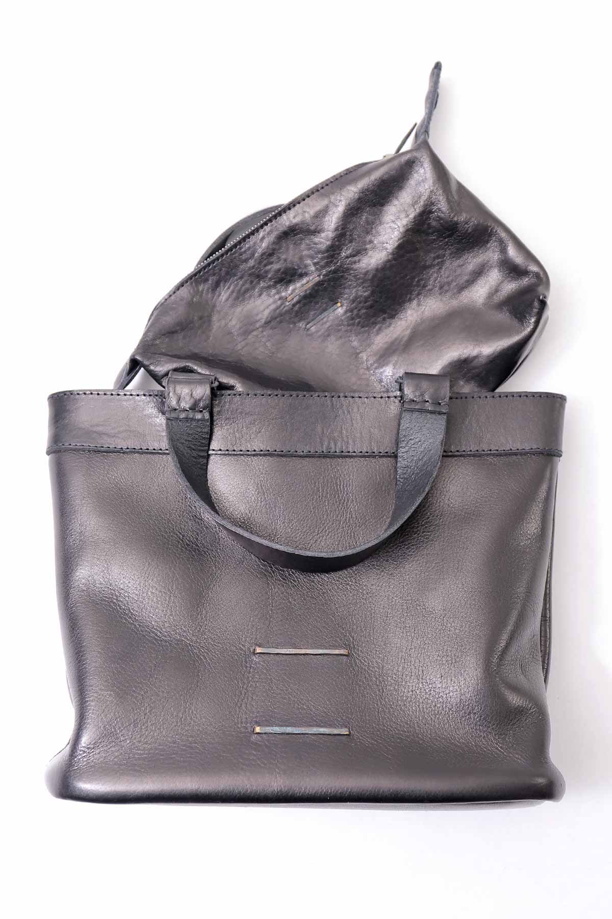 【DANIELE BASTA】 2WAY MINI TOTE HAND BAG DBM014_BLACK