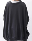 【bajra】 UNISEX OVERSIZED COTTON TOPS 156QK01_BLACK