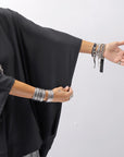【bajra】 UNISEX OVERSIZED COTTON TOPS 156QK01_BLACK