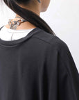 【bajra】 UNISEX OVERSIZED COTTON TOPS 156QK01_BLACK