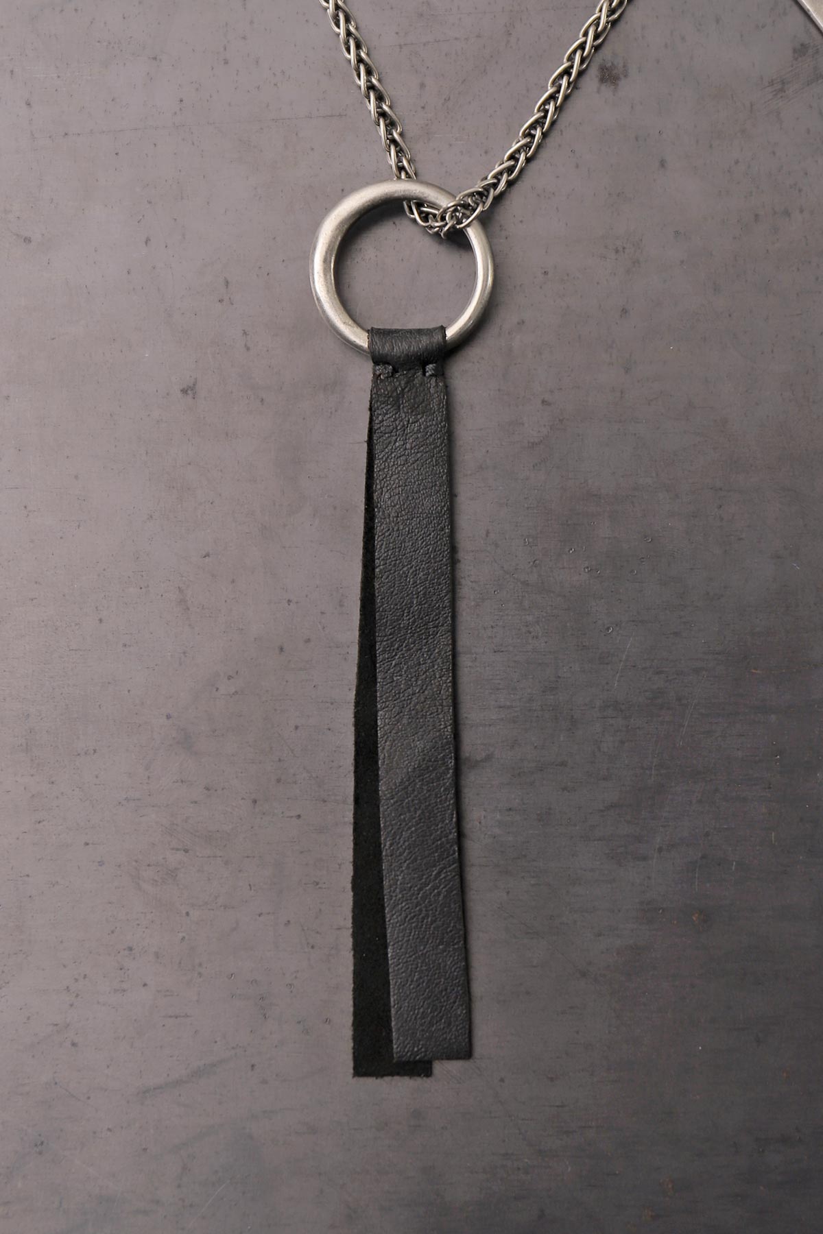 【GOTI】 MIXED TOP ONYX PENDANT CN1183_MATTE BLACK