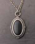 【GOTI】 MIXED TOP ONYX PENDANT CN1183_MATTE BLACK